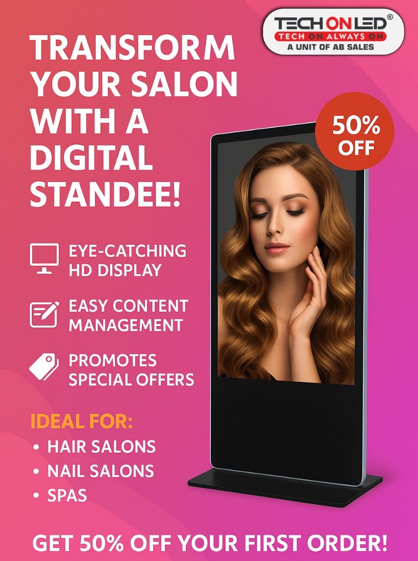50" T TYPE STANDEE