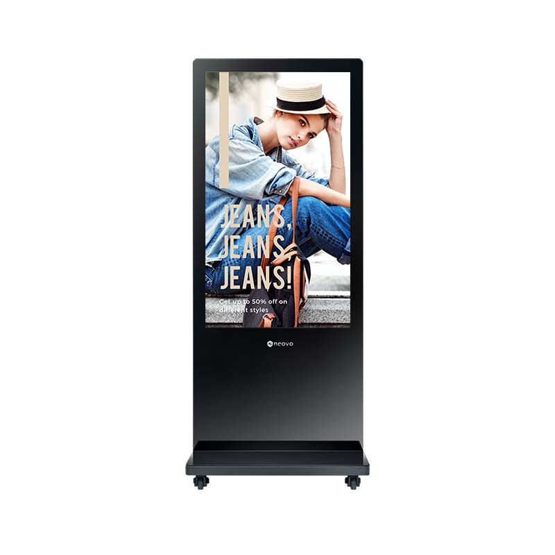 43 Inch Black Box Digital Standee – Indoor LED Display