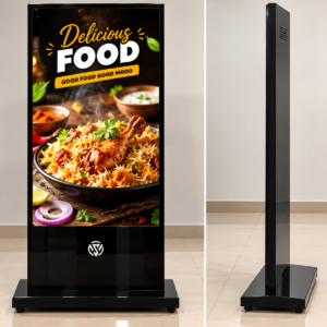 43 Inch Black Box Digital Standee – Techon LED