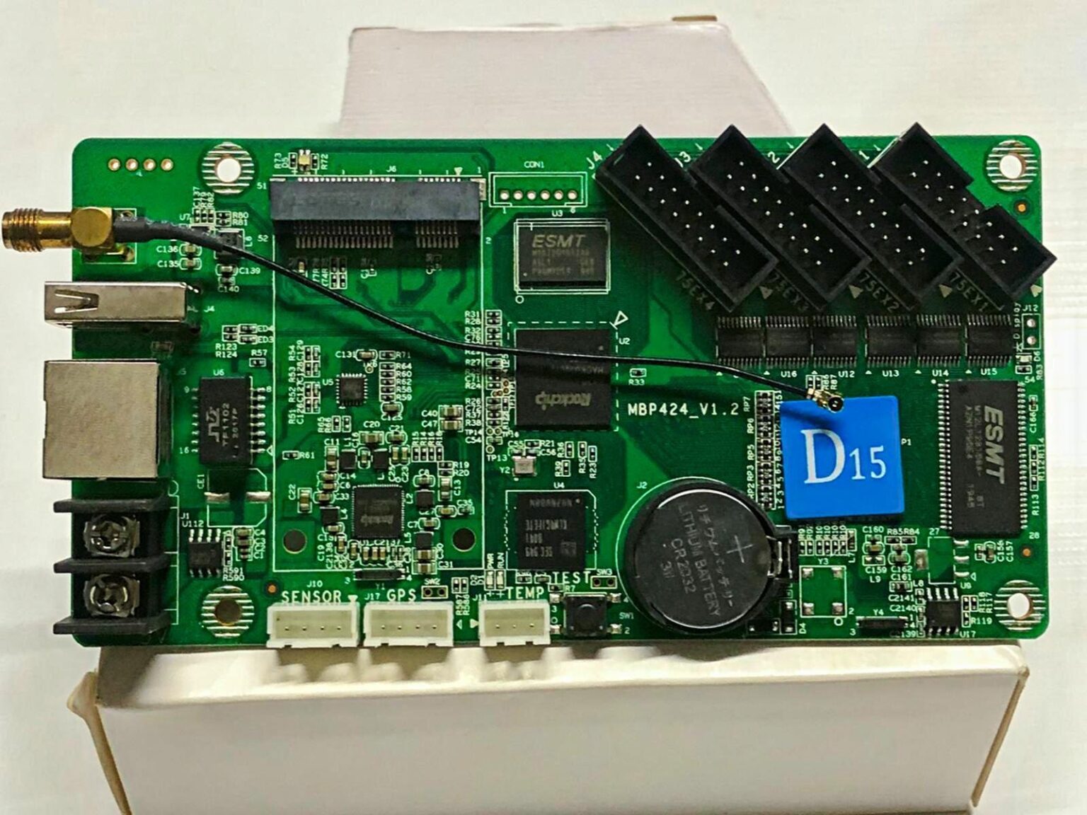 D15 LED Display Controller Card – Full Color Asynchronous Controller