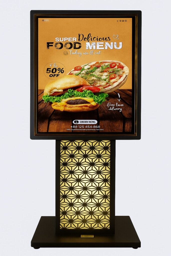 Digital Menu Standee