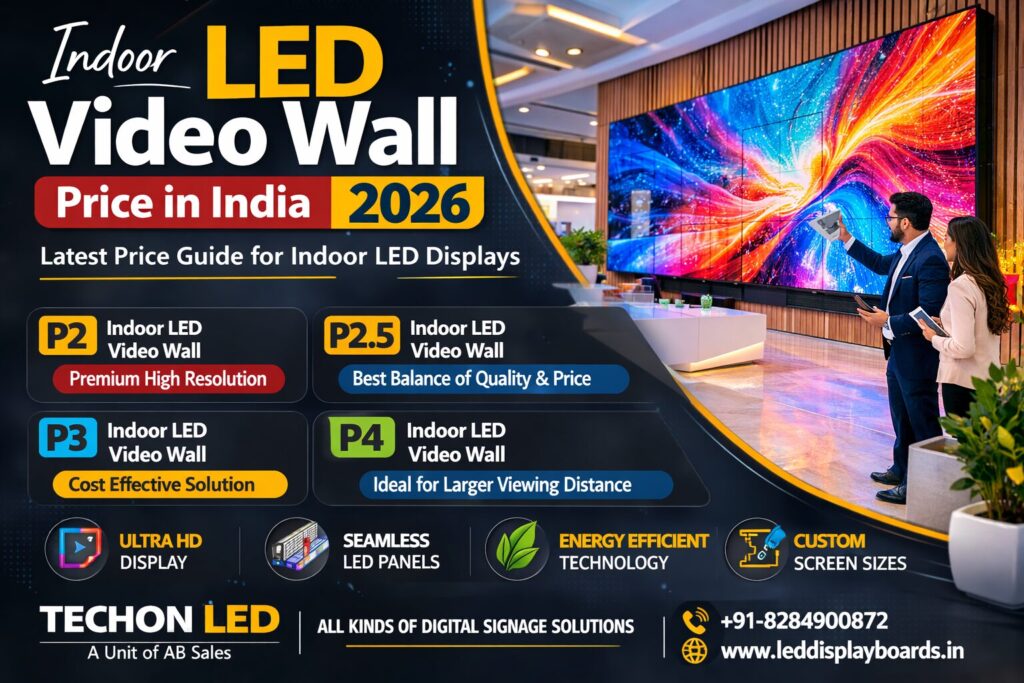 Indoor LED Video Wall Price in India 2026