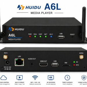 HUIDU A6L Media Player – High Performance LED Display Controller with Cloud Control