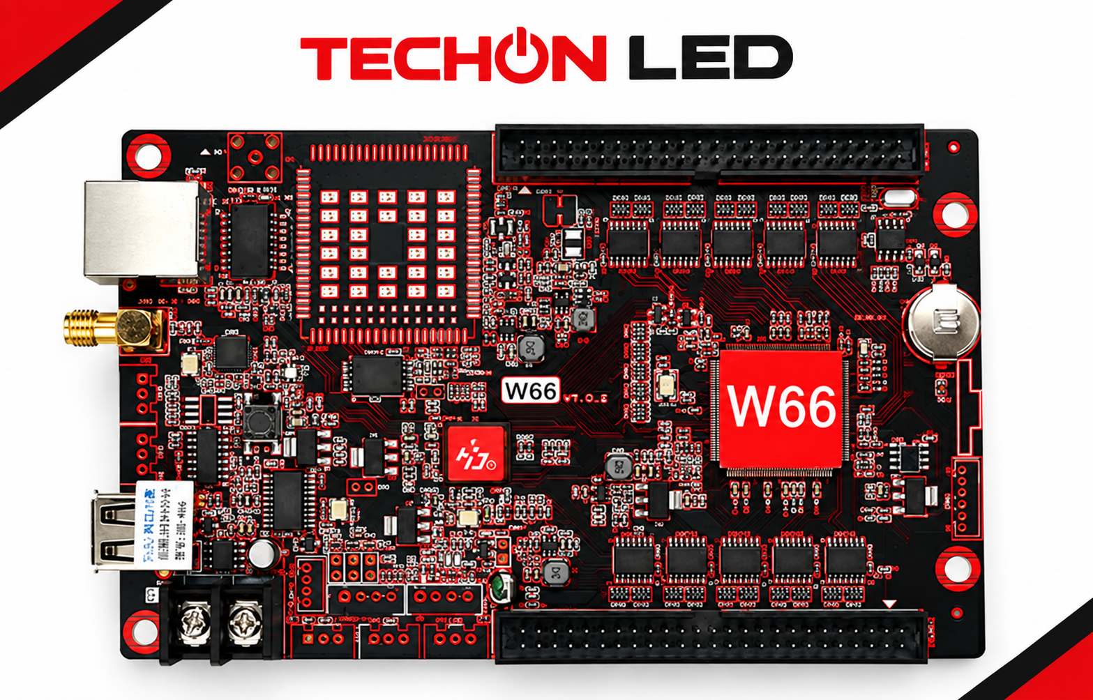 Huidu HD-W66 Single-Color LED Controller 1 HD-W66 Single-Color LED Controller