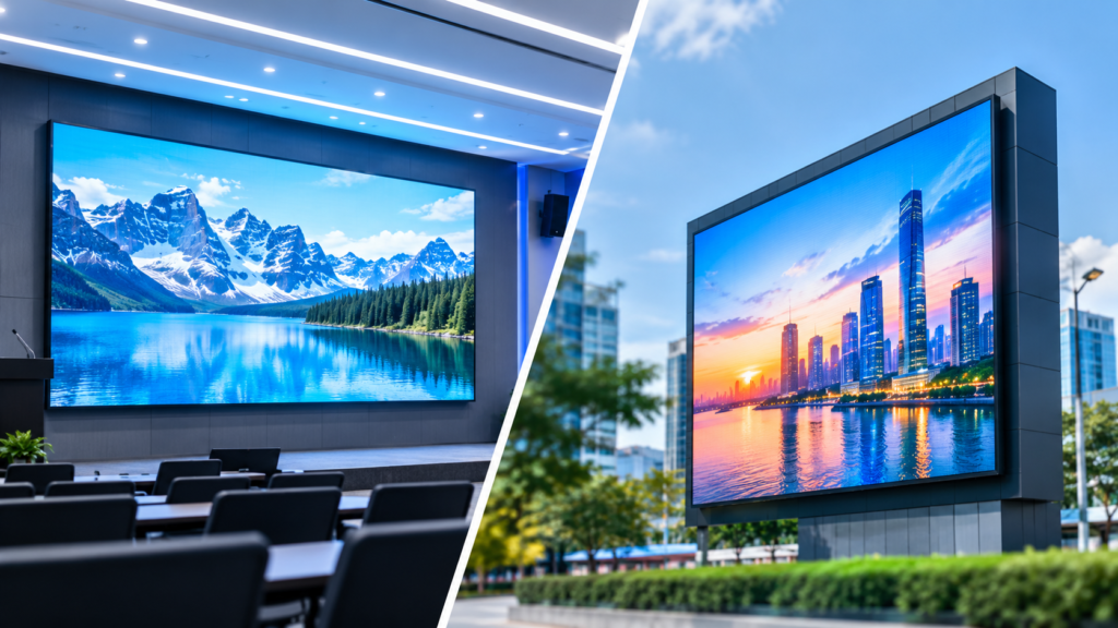 Indoor and Outdoor LED Displays